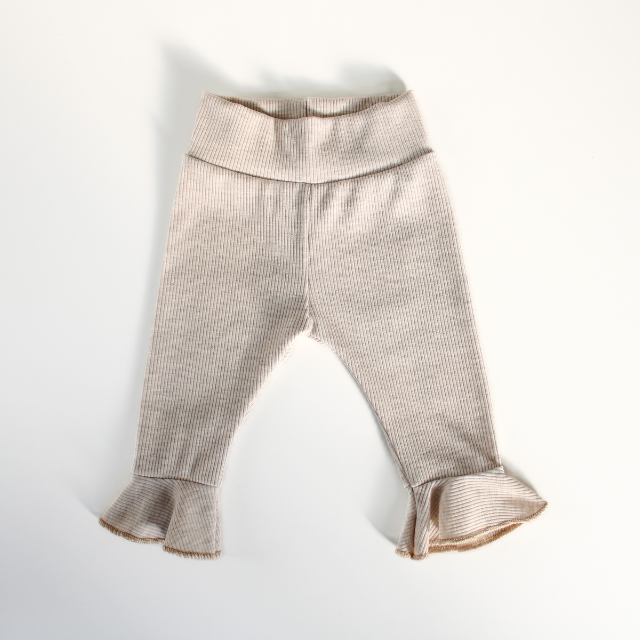 Two thirteen legging rib beige