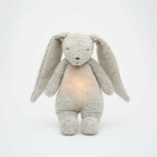 Moonie the humming bunny - gray met licht en muziek