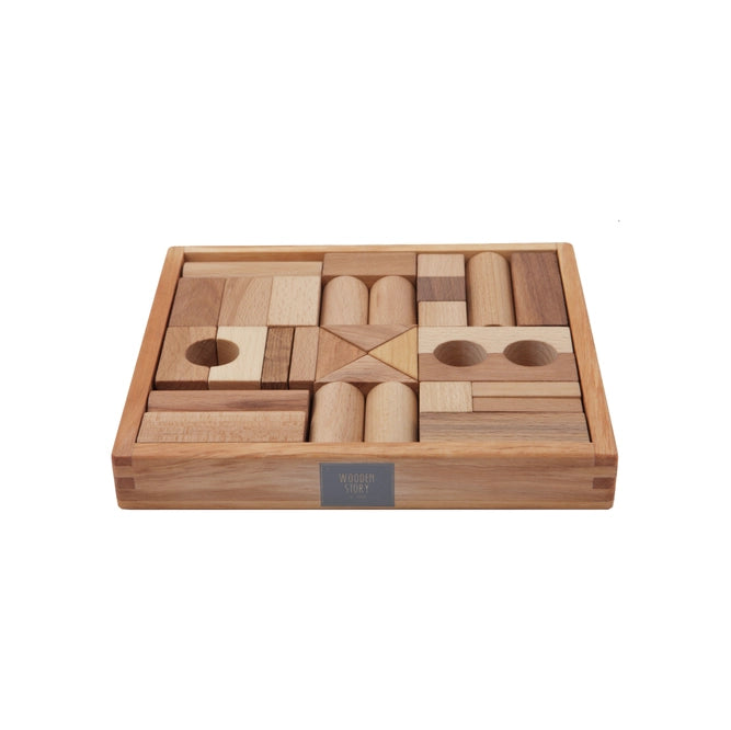 blokken set wooden story